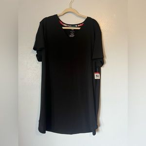 Natori V-Neck T-shirt dress